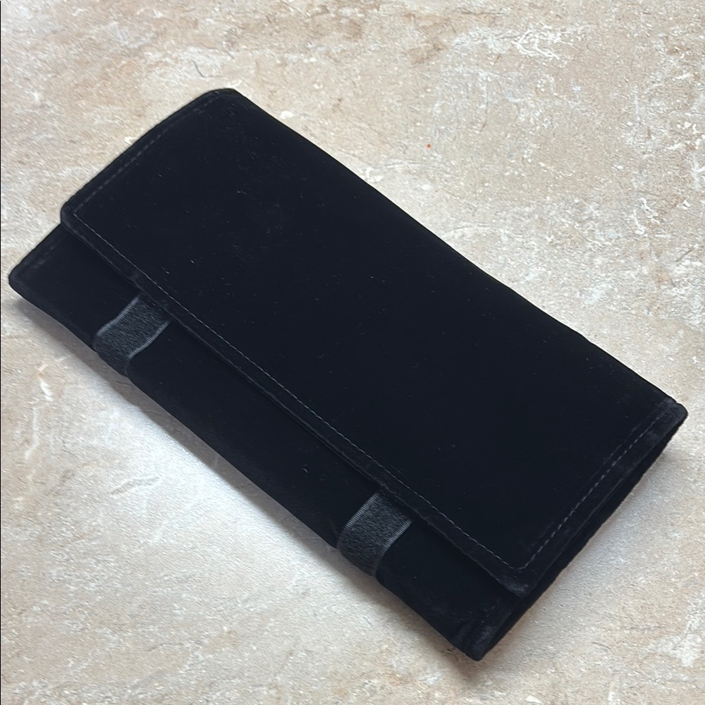 velvet travel jewelry organizer